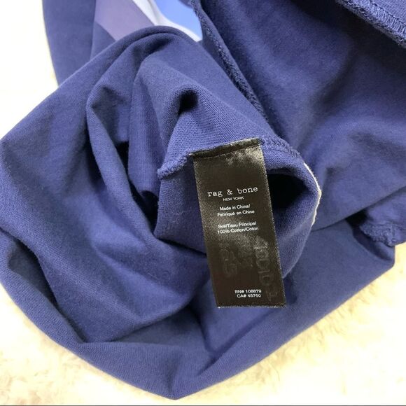 🚨 Rag & Bone Glitch Logo Cotton Tee - Picture 6 of 9